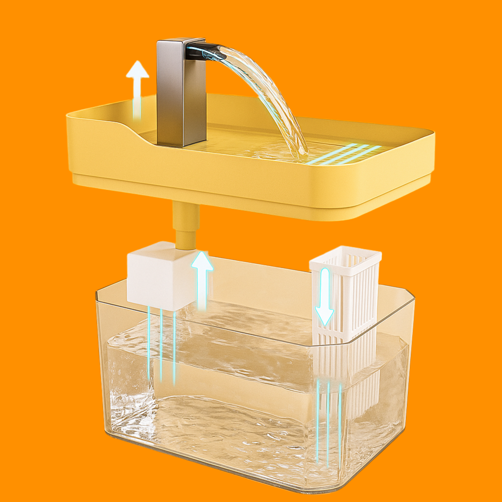 Dispensador de agua automático para gatos