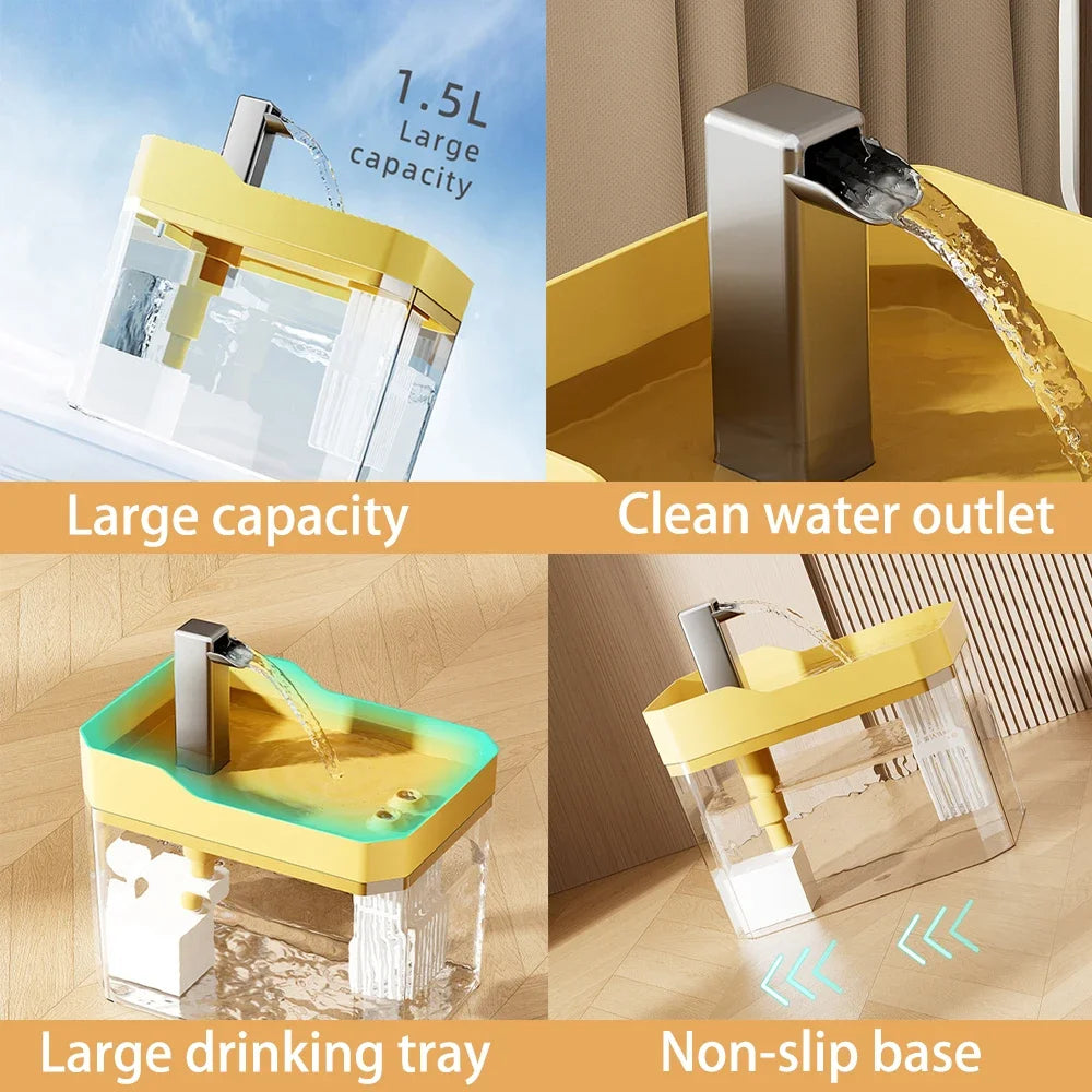 Dispensador de agua automático para gatos